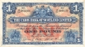 Union Bank Of Scotland Ltd 1 Pound,  5.10.1934